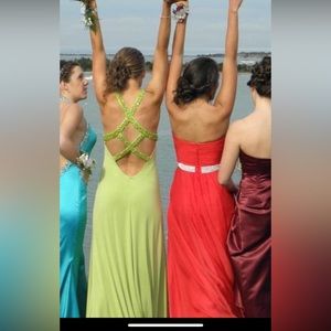 Lime Green Prom Dress